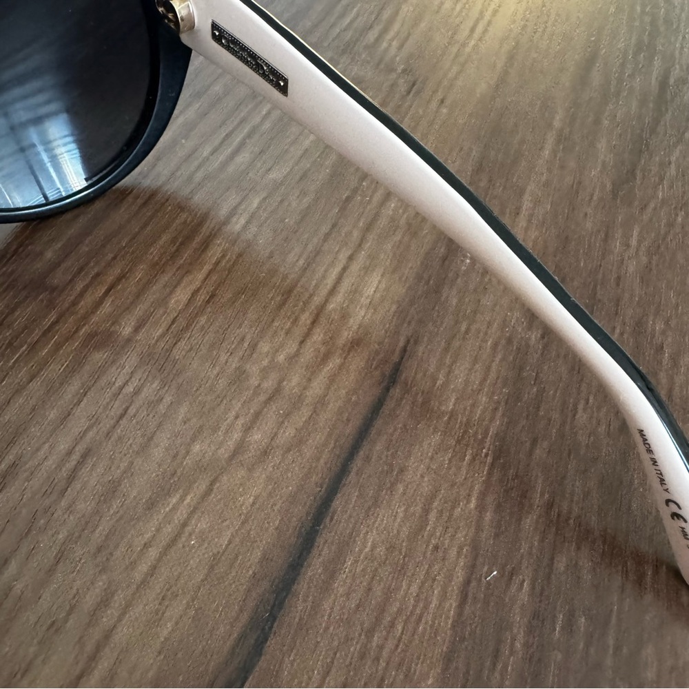 Authentic Christian Dior Lady Dior Black Cat Eye Sunglasses - Picture 3 of 7